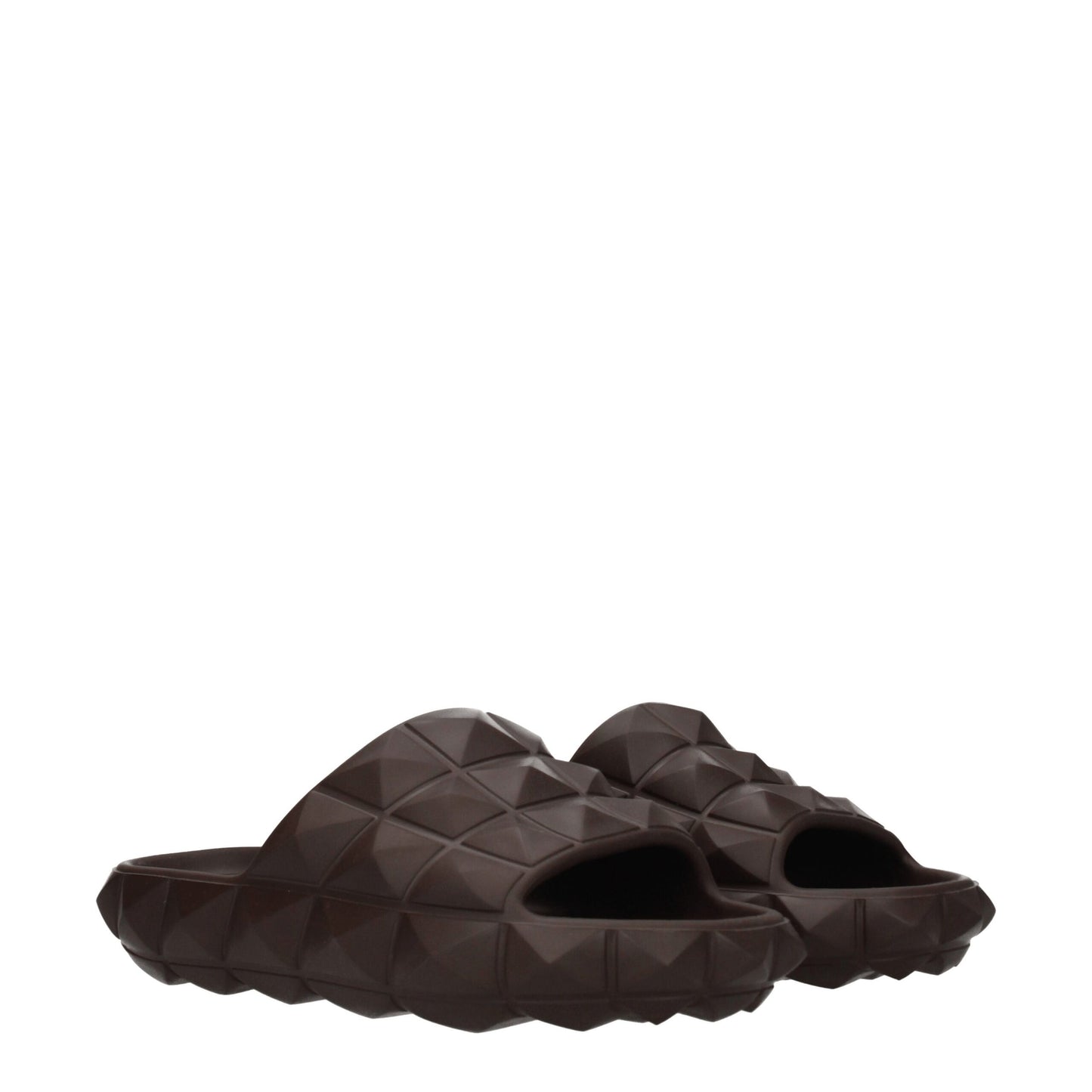 Brown Cotton Slippers Sandals