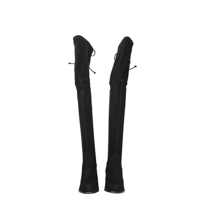 Black Leather Over The Knee