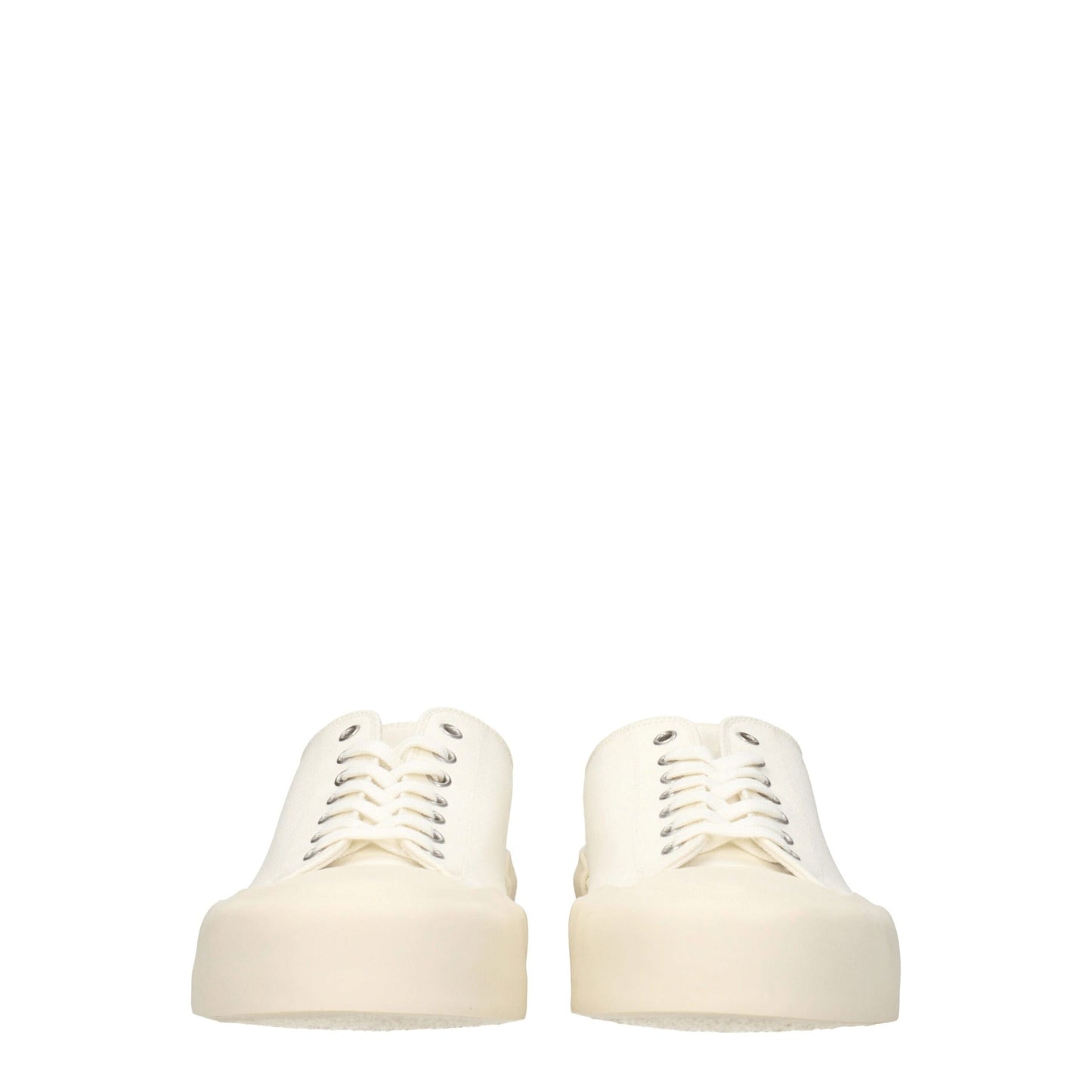 Beige Fabric Low Tops