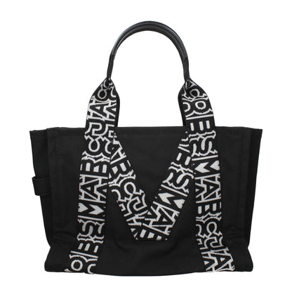 Black Fabric Shoulder Bags