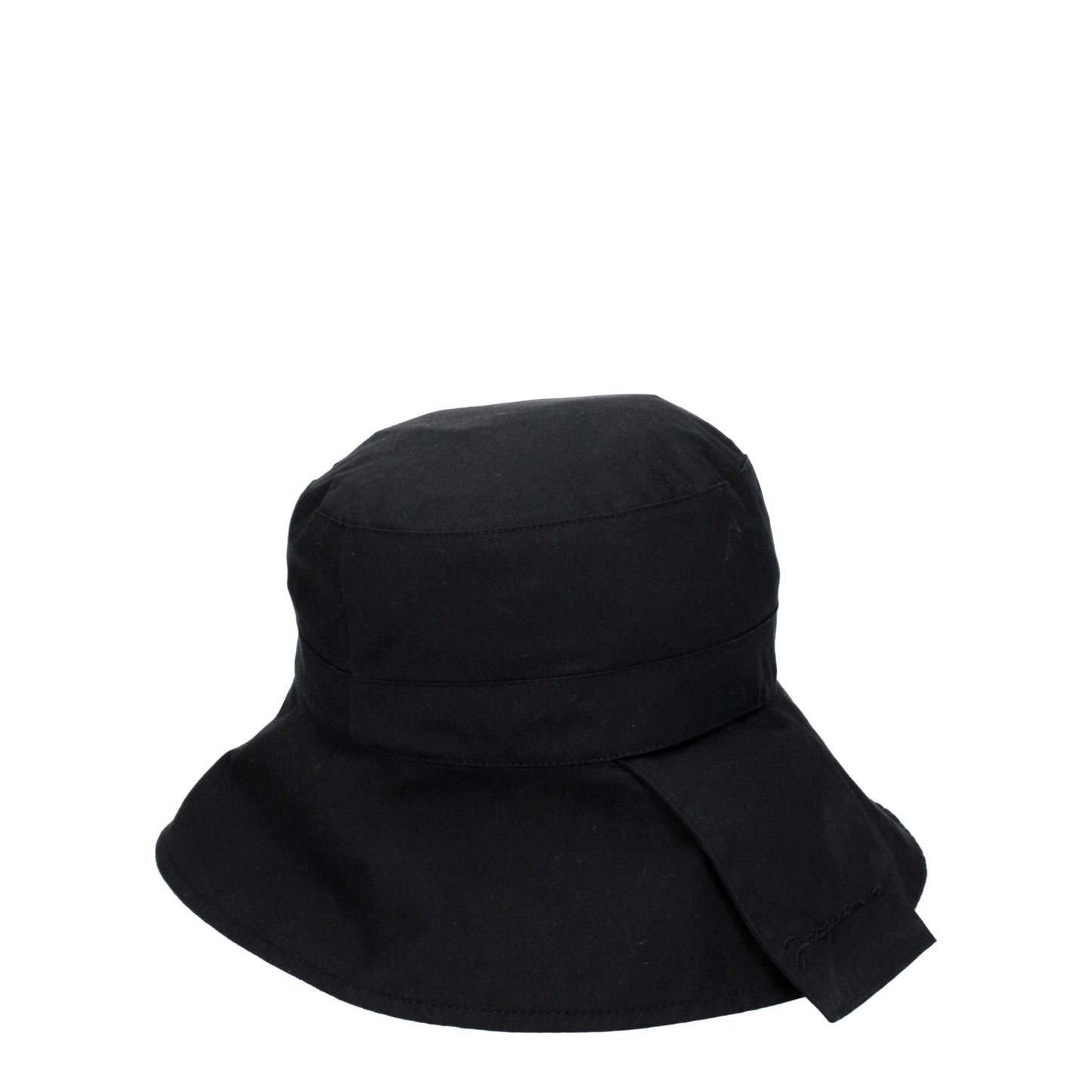 Black Cotton Bucket Hats