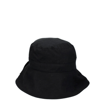 Black Cotton Bucket Hats