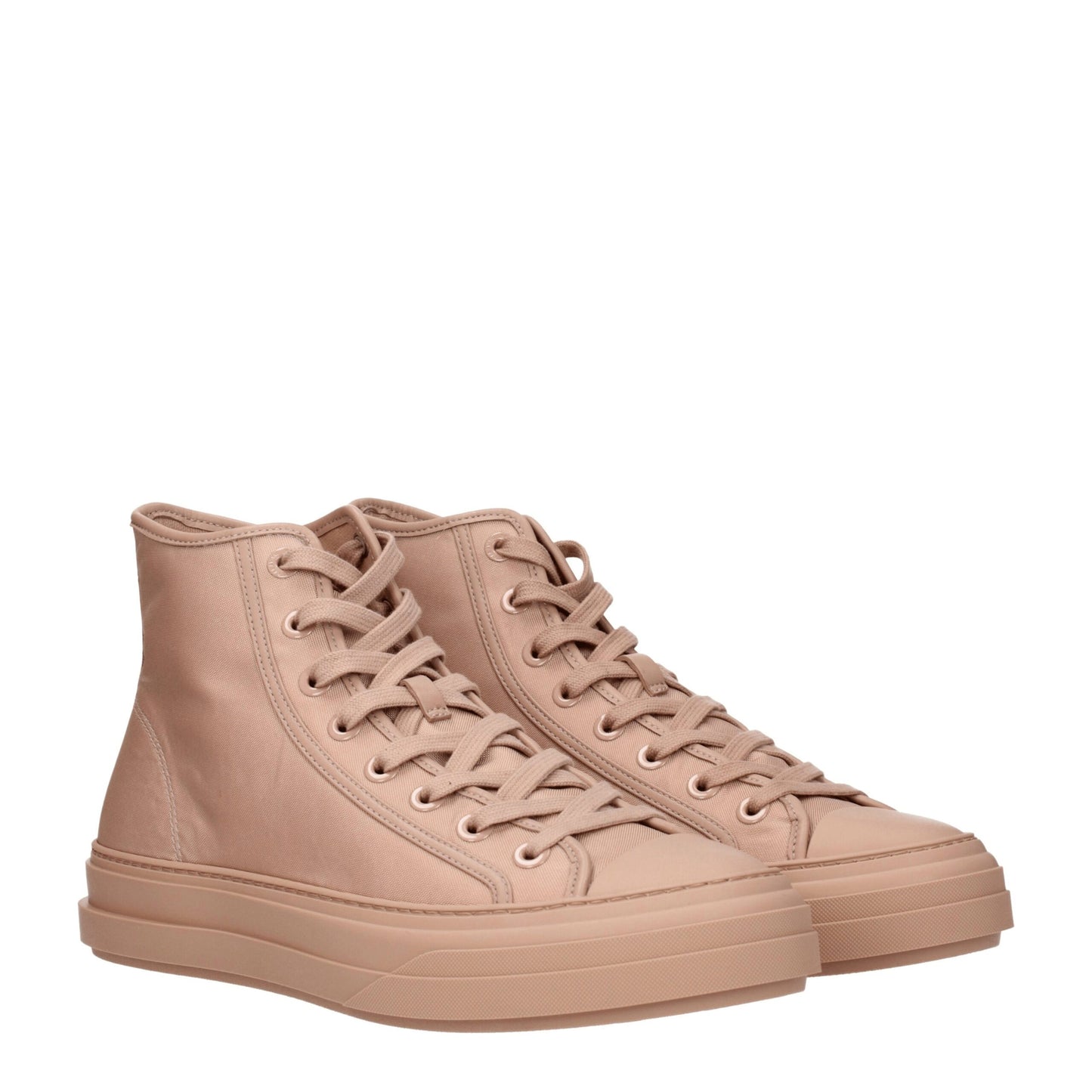 Pink Fabric High Tops