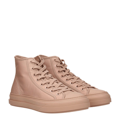 Pink Fabric High Tops