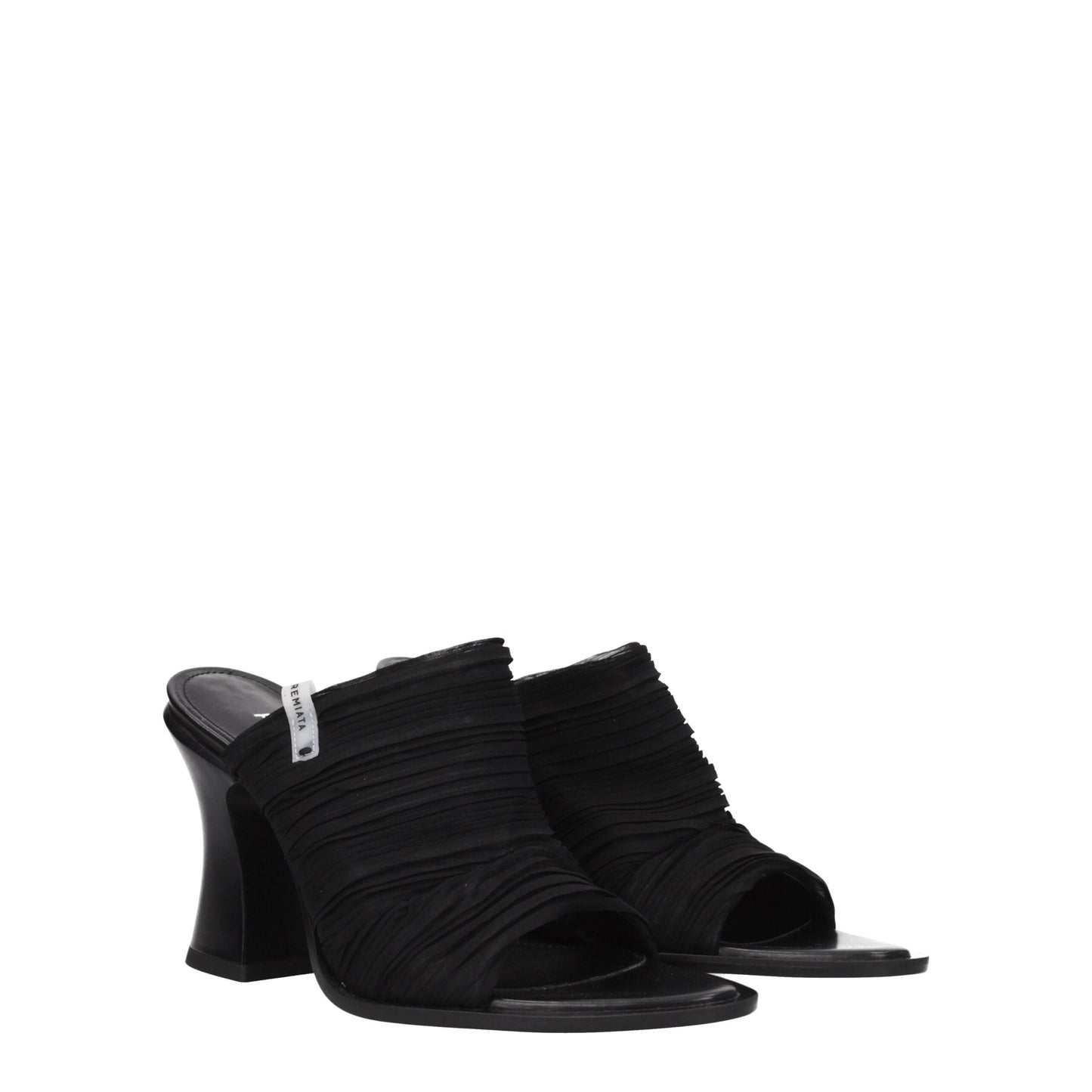 Black Fabric Platforms