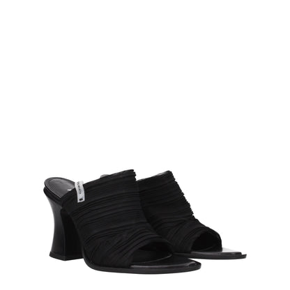 Black Fabric Platforms
