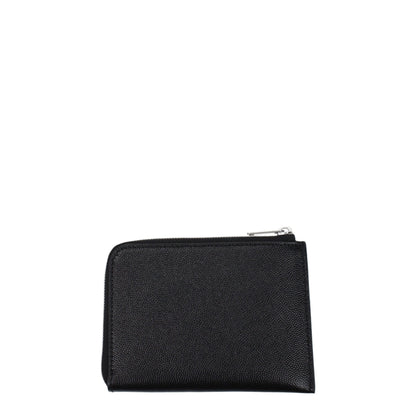 Black Leather Cardholders