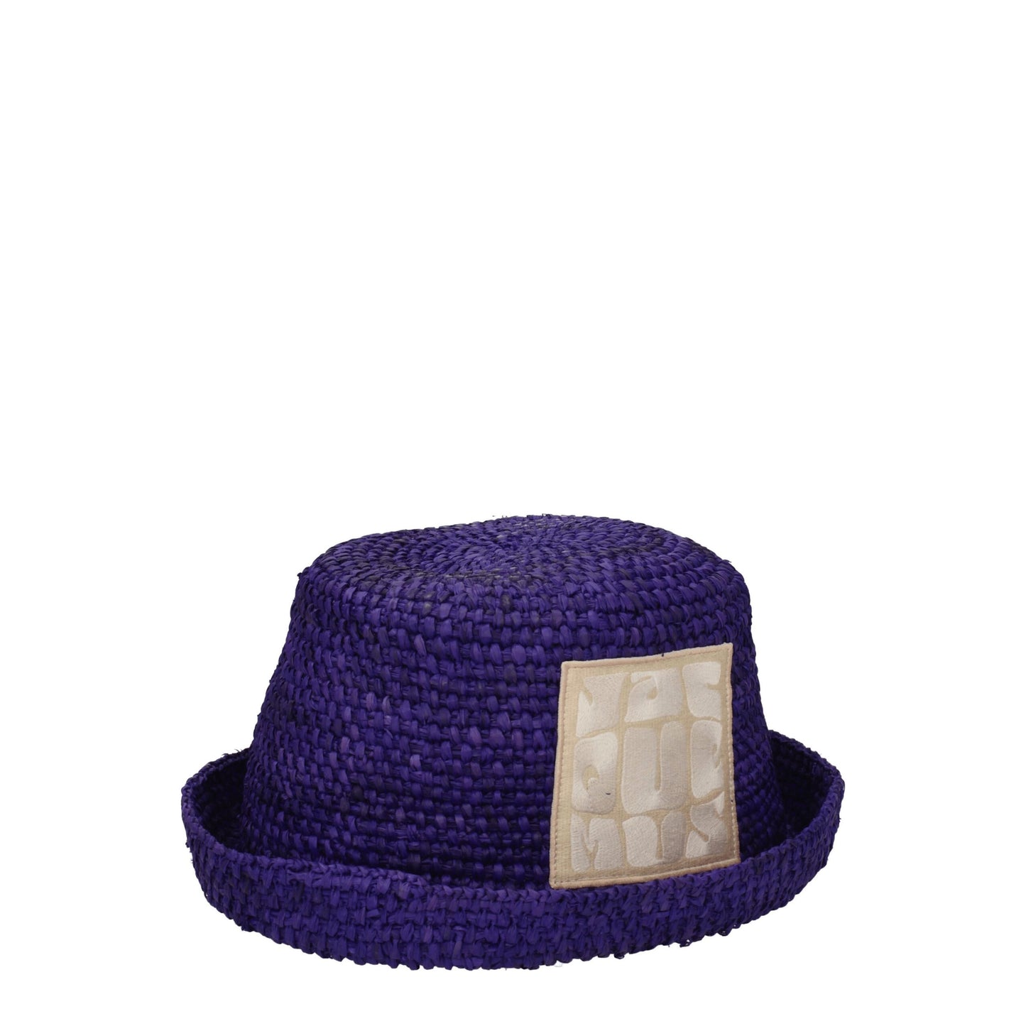 Purple Raffia Hats