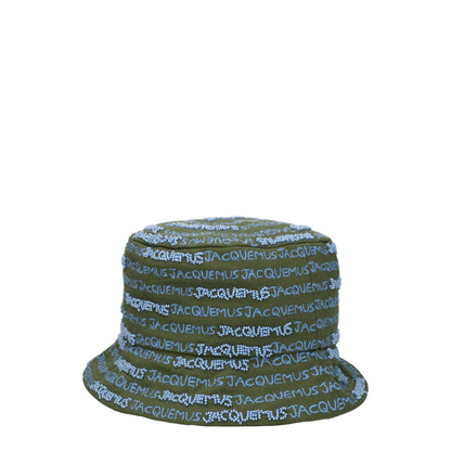 Green Cotton Bucket Hats