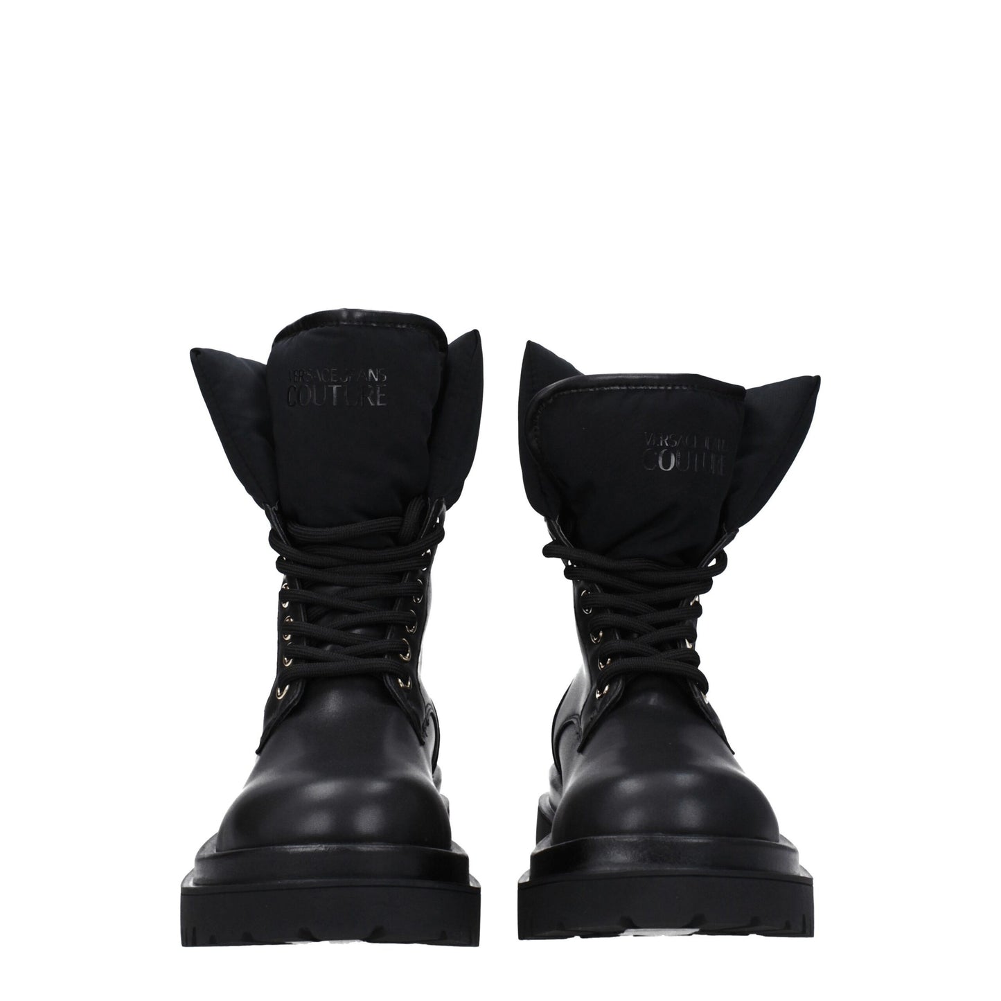 Black Polyethylene Ankle Boots