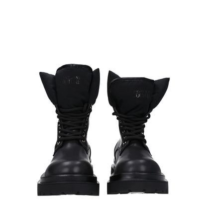 Black Polyethylene Ankle Boots