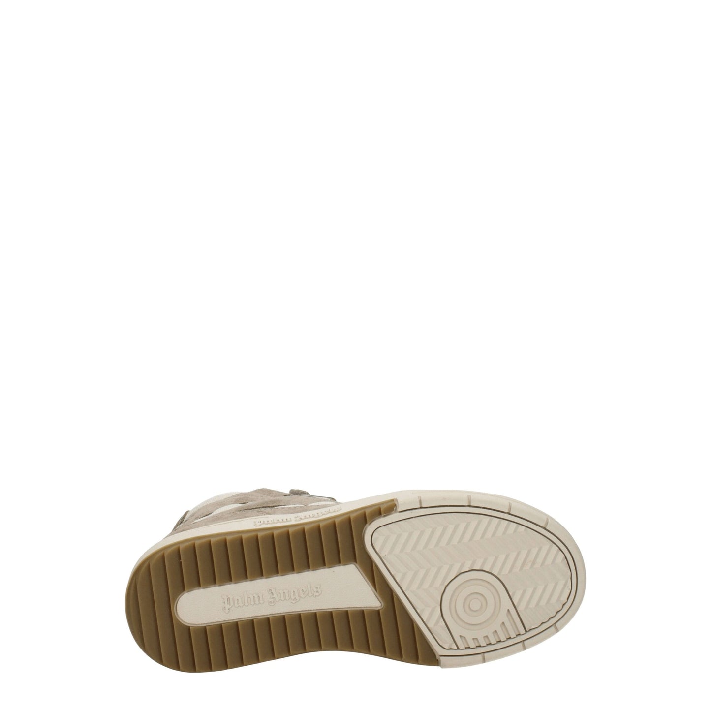 Beige Leather High Tops