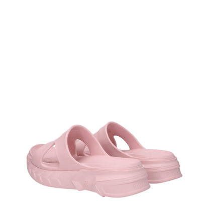 Pink Cotton Slippers Sandals