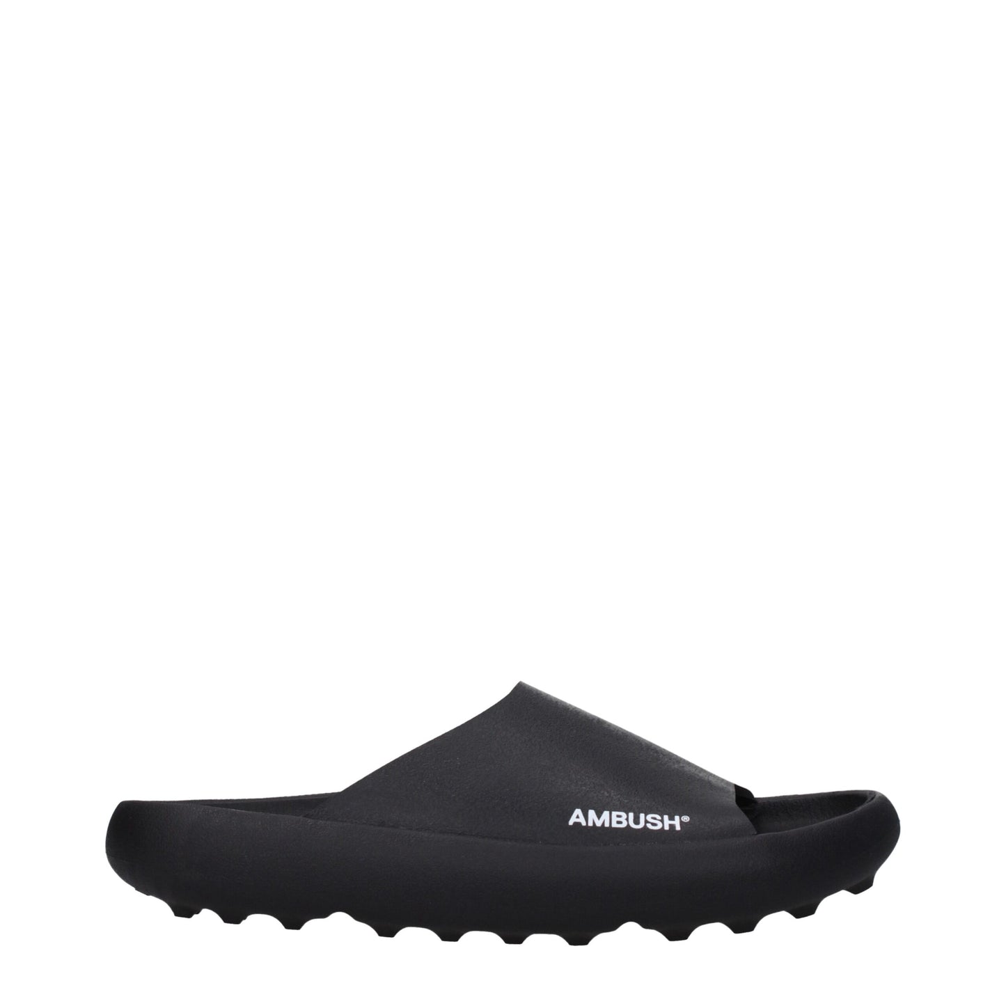 Black Cotton Slippers Sandals
