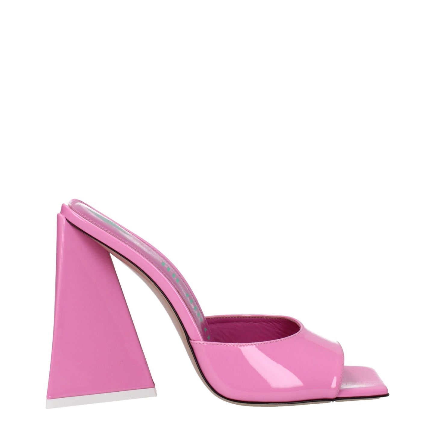 Pink Leather Platforms