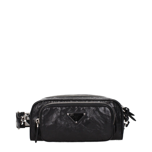 Black Leather Crossbody Bags