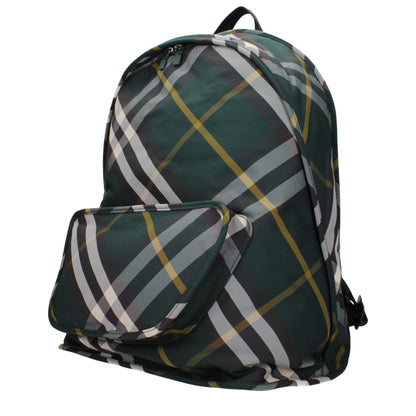 Green Fabric Backpacks