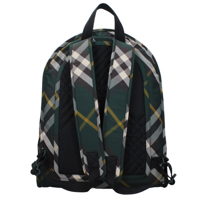 Green Fabric Backpacks