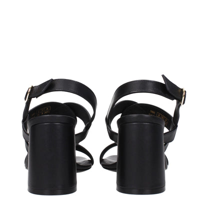 Black Leather Platforms