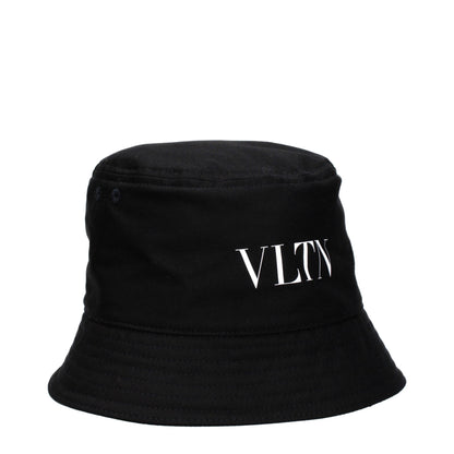 Black Cotton Bucket Hats