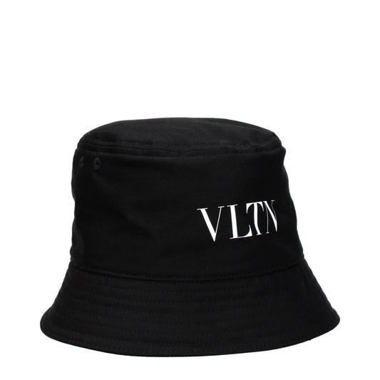 Black Cotton Bucket Hats