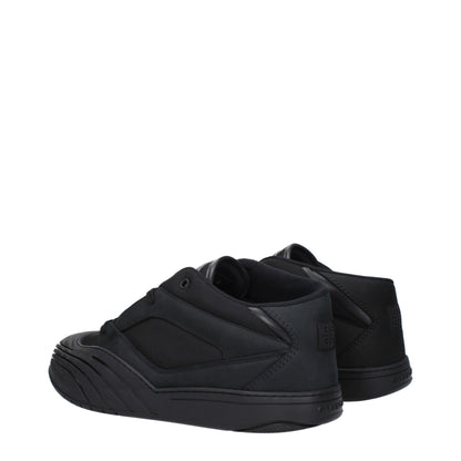 Black Fabric Low Tops