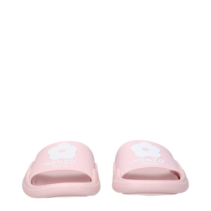 Pink Cotton Slippers Sandals