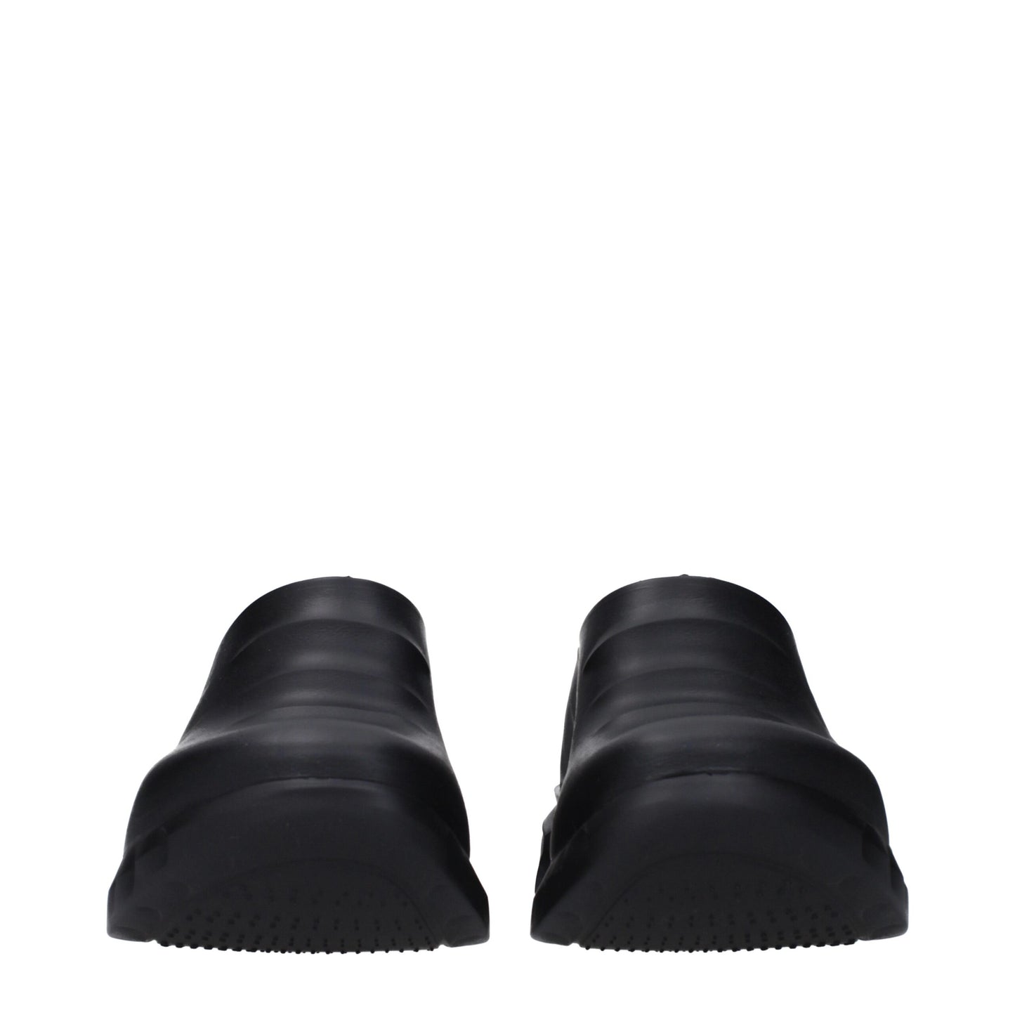 Black Cotton Slippers Sandals
