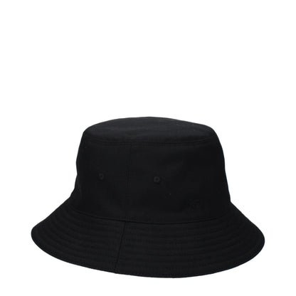 Black Fabric Bucket Hats
