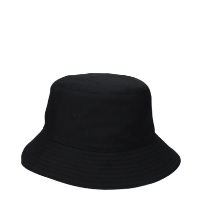 Black Fabric Bucket Hats