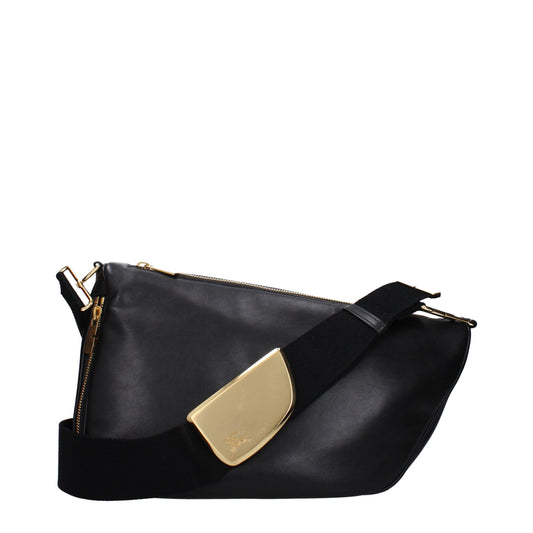 Black Leather Crossbody Bags