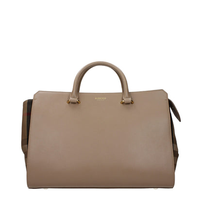 Beige Leather Handbags