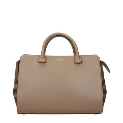 Beige Leather Handbags