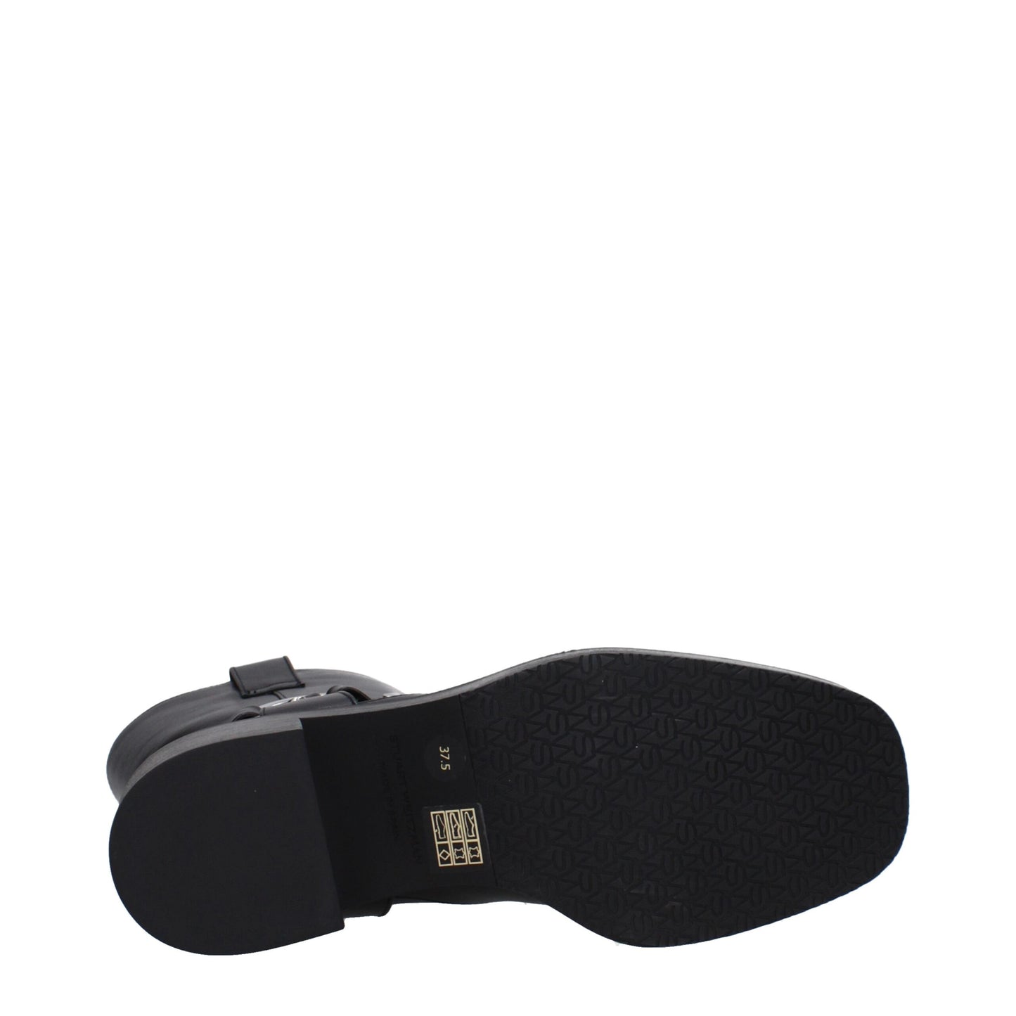 Black Leather Ankle Boots