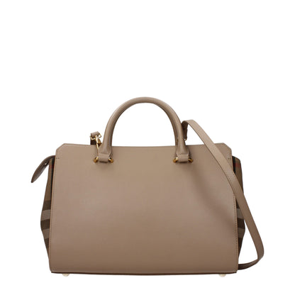 Beige Leather Handbags