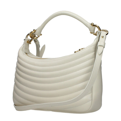 Beige Leather Handbags
