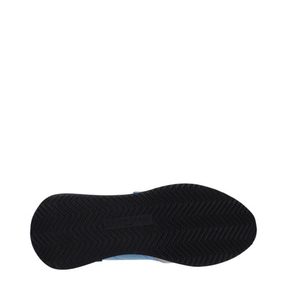 Blue Fabric Low Tops