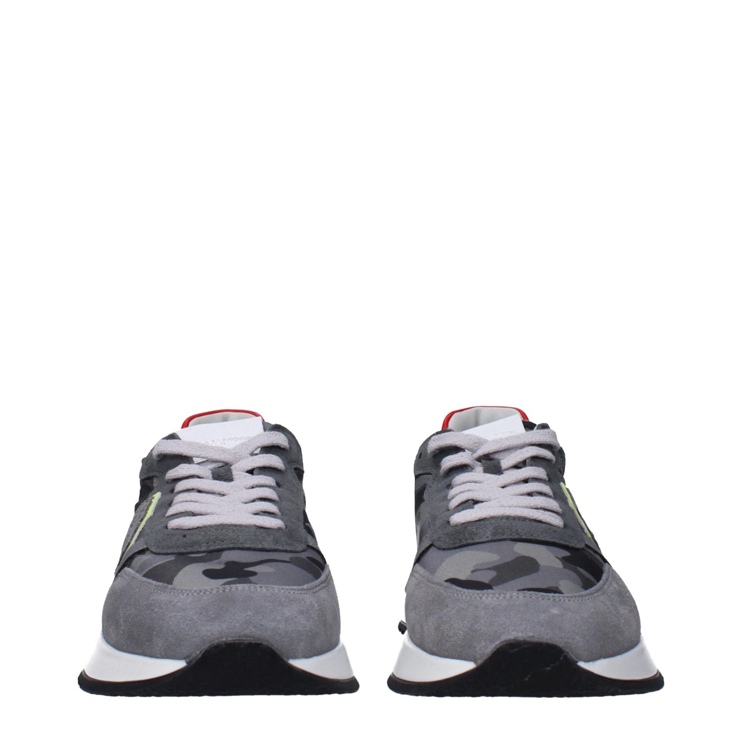 Gray Fabric Sneakers