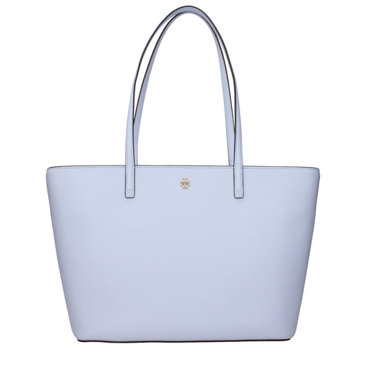 Light Blue Leather Shoulder Bags
