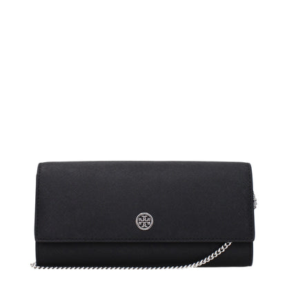 Black Leather Clutch Bags