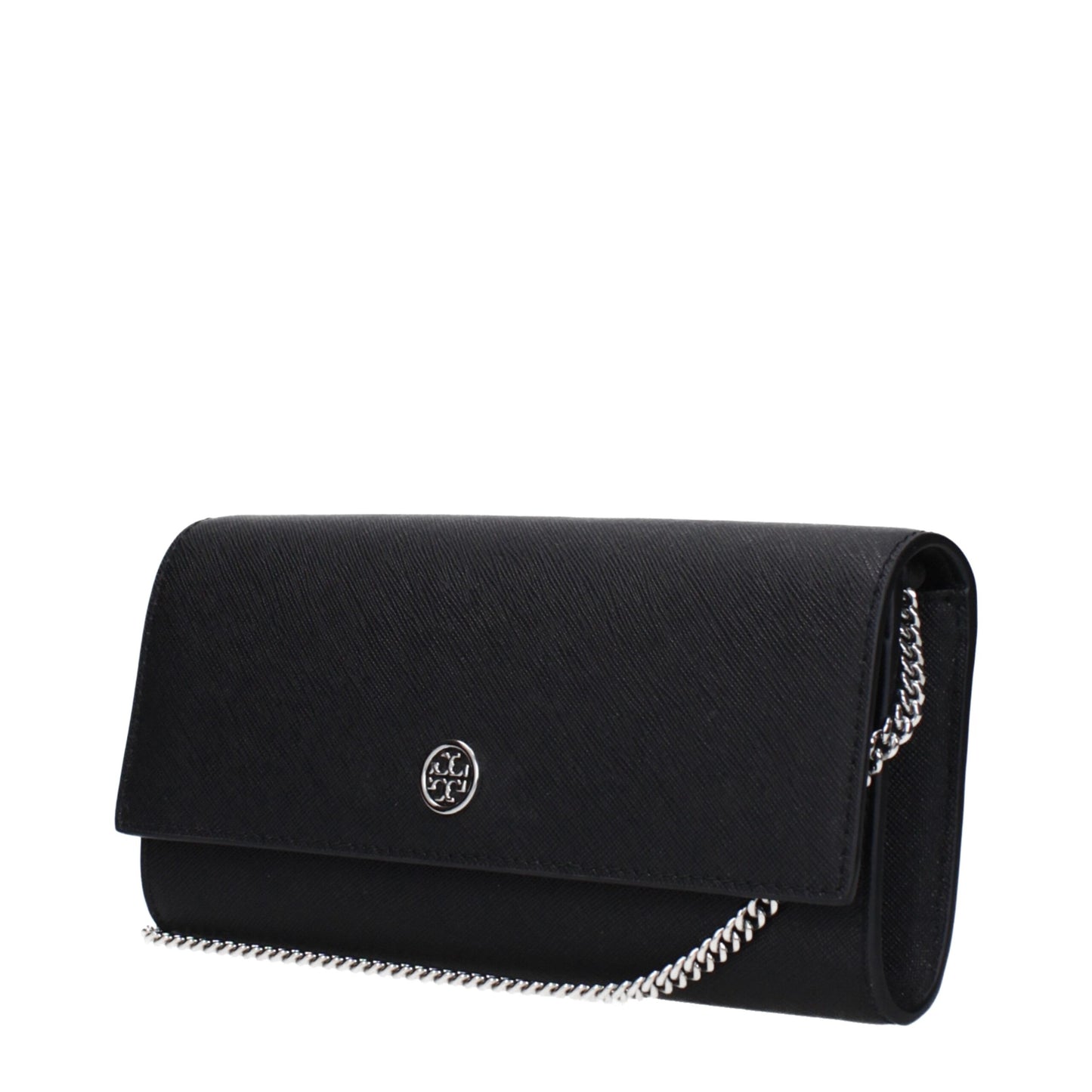 Black Leather Clutch Bags