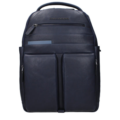 Blue Leather Backpacks