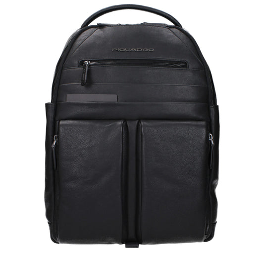 Black Leather Backpacks