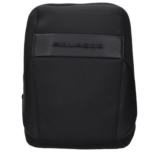 Black Fabric Crossbody Bags