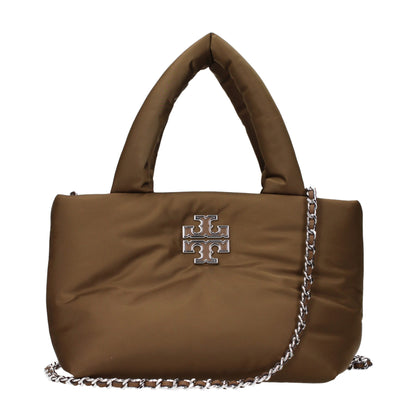 Brown Fabric Handbags