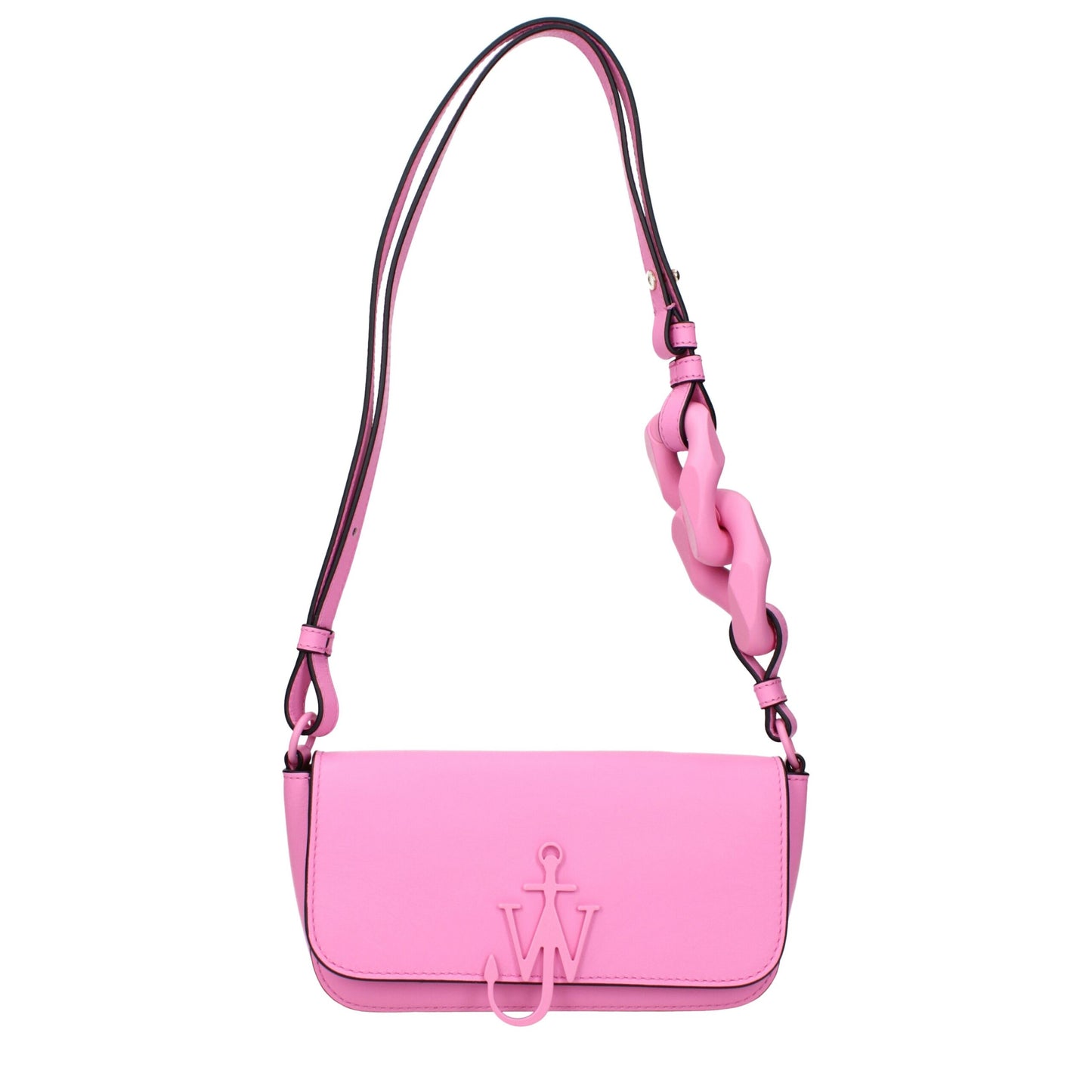 Pink Leather Shoulder Bags
