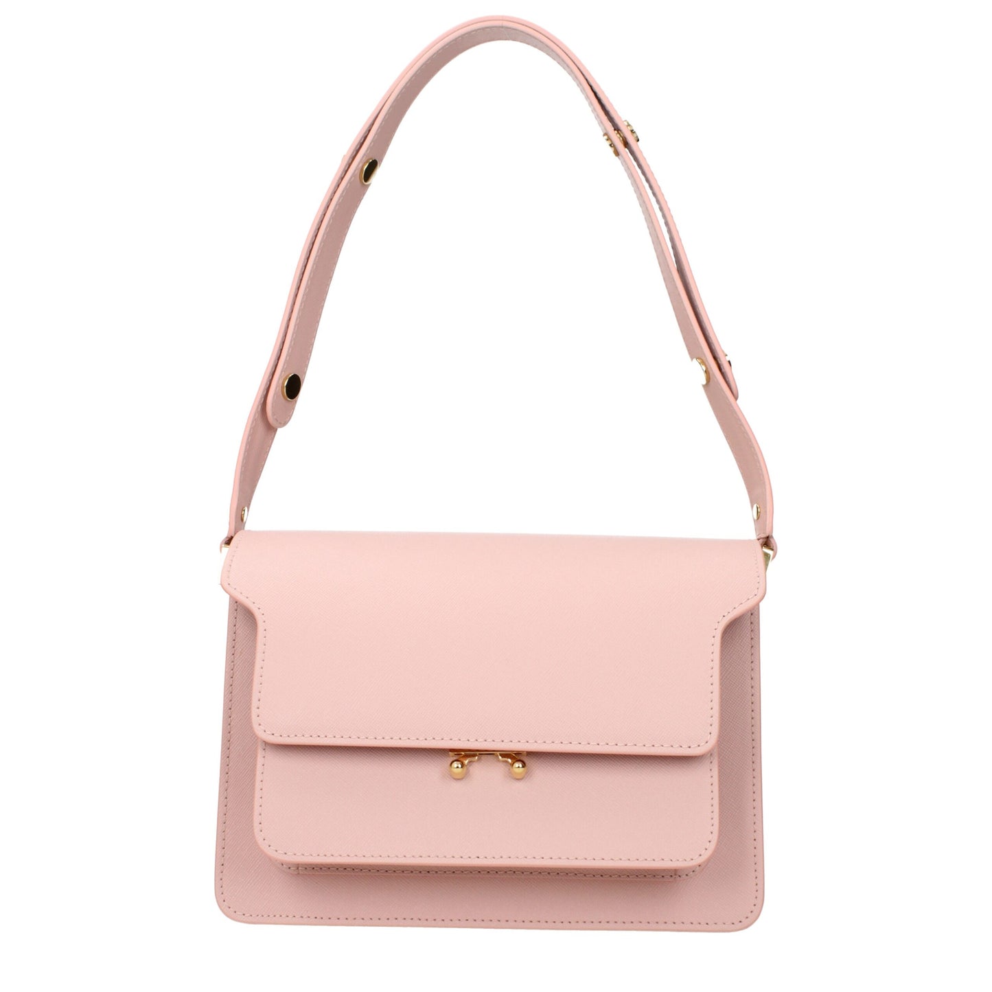 Pink Leather Shoulder Bags