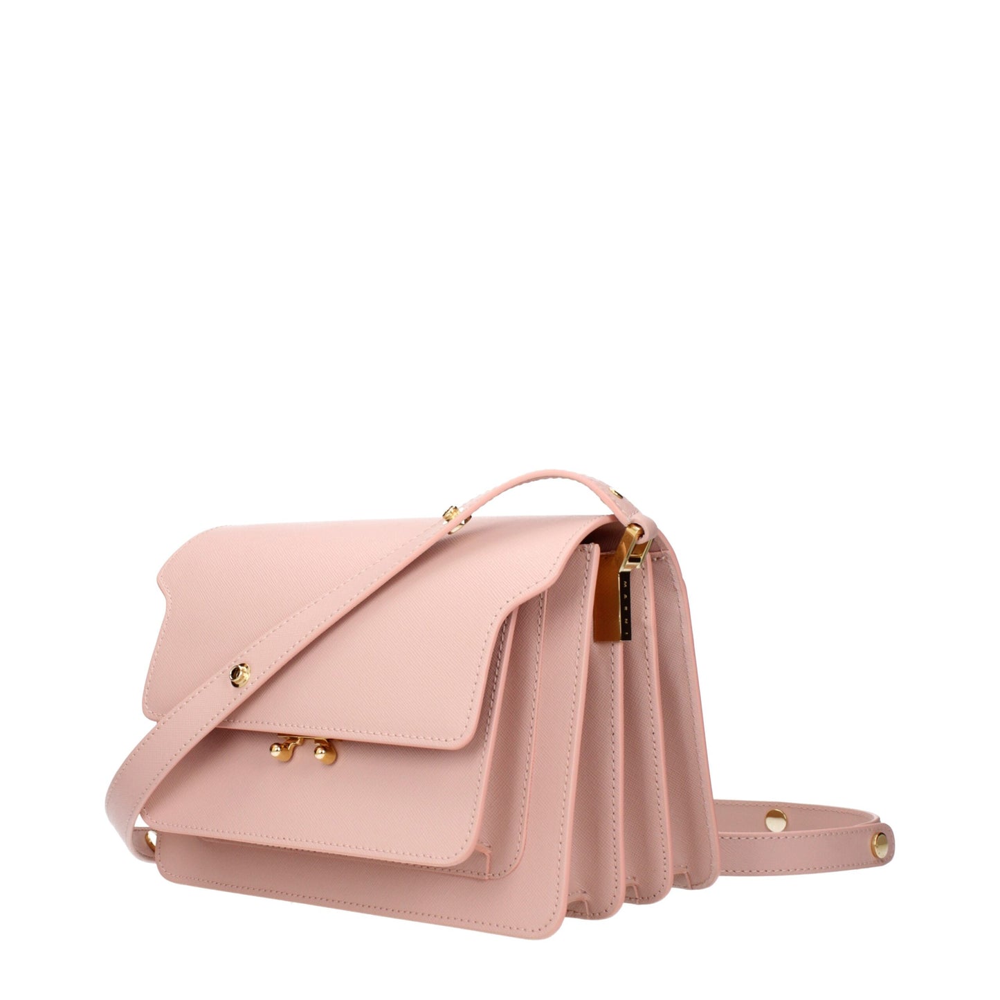 Pink Leather Shoulder Bags