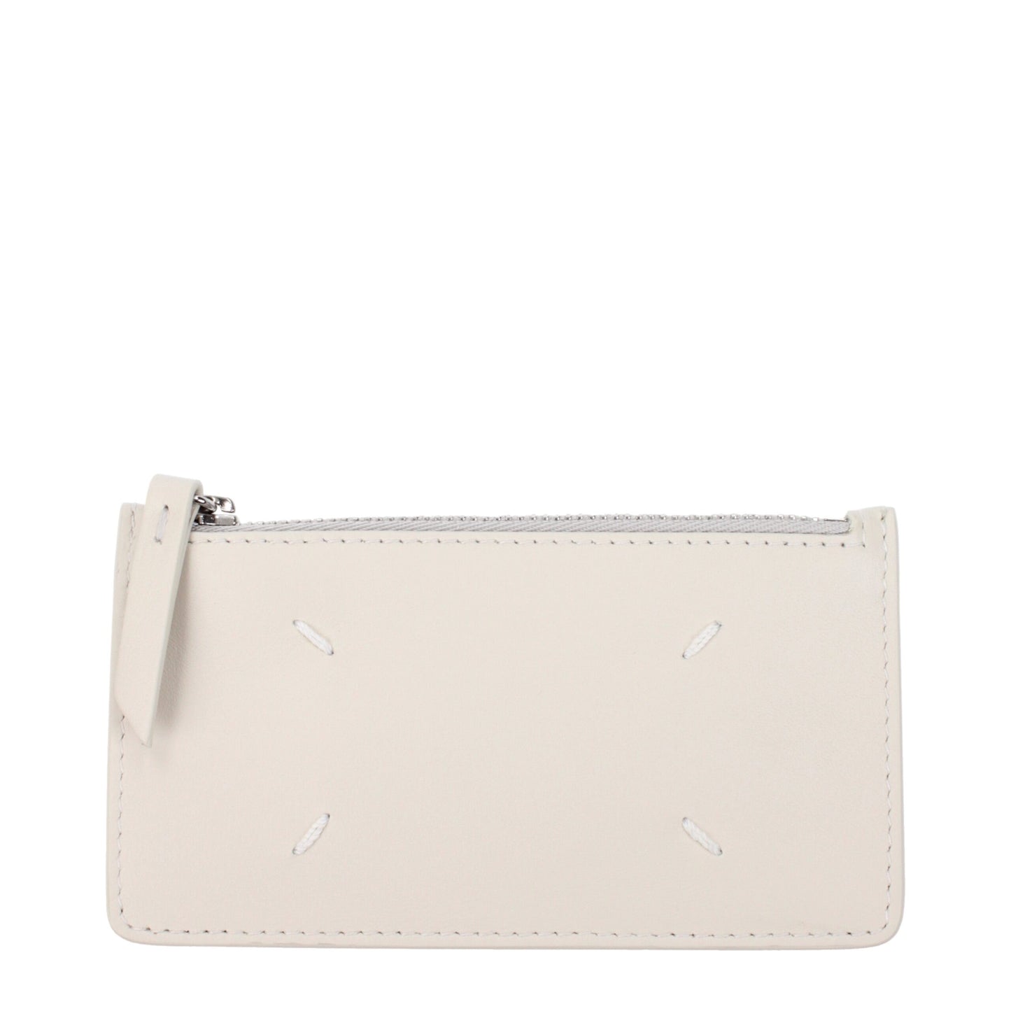 Beige Leather Wallets