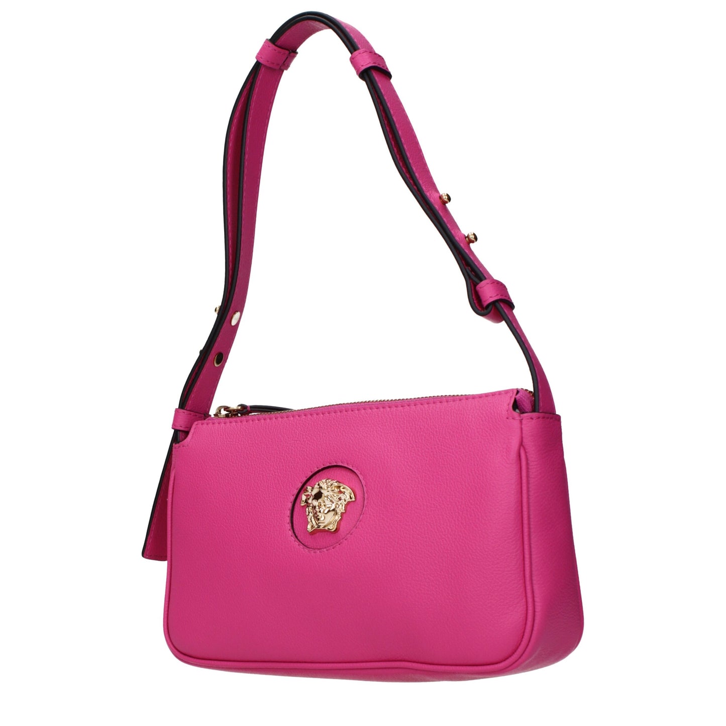 Pink Leather Shoulder Bags